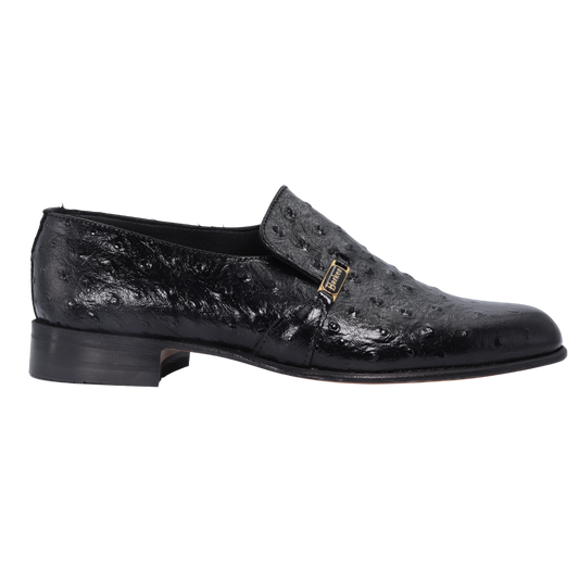 Men's genuine leather Barker moccasin/ loafer slip-on formal shoe or footwear in black available in-store, 337 Monty Naicker Street, Durban CBD or online at Omar's Tailors & Outfitters online store.  A men's fashion curation for South African men - established in 1911.  (Calvin)