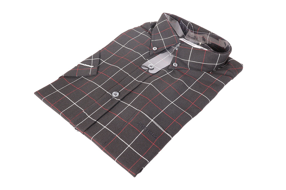 Pringle Justin Short Sleeve Shirt - Black
