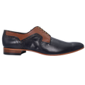 Barker Indicalf - Navy Royal Calf Tan Lace-Up