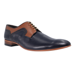 Barker Indicalf - Navy Royal Calf Tan Lace-Up