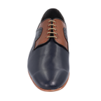Barker Indicalf - Navy Royal Calf Tan Lace-Up
