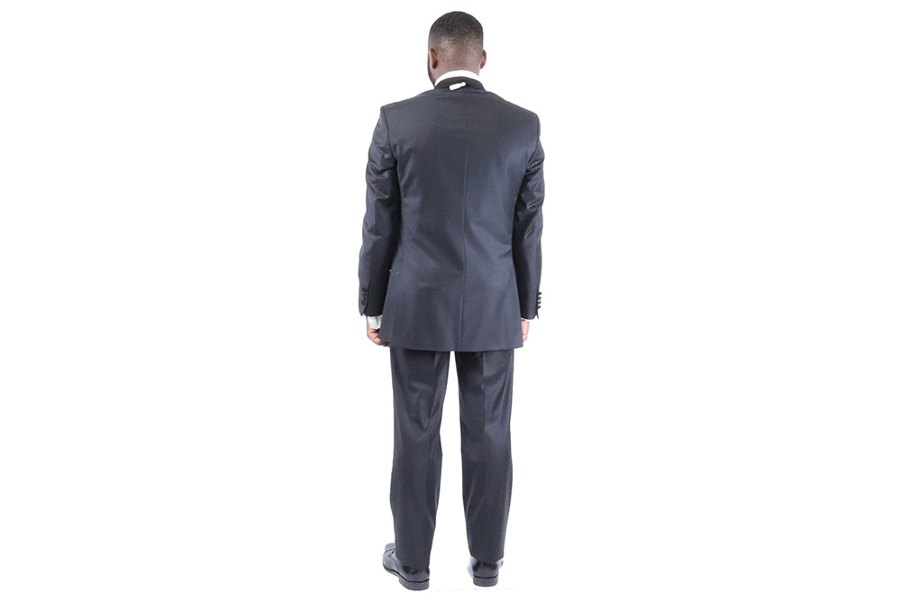 Bagozza Tuxedo Suit - Black Tuxedo (100% Wool)