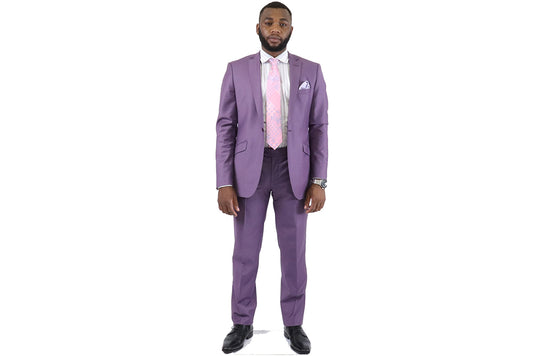 Bagozza Suit - Purple (100% Wool)