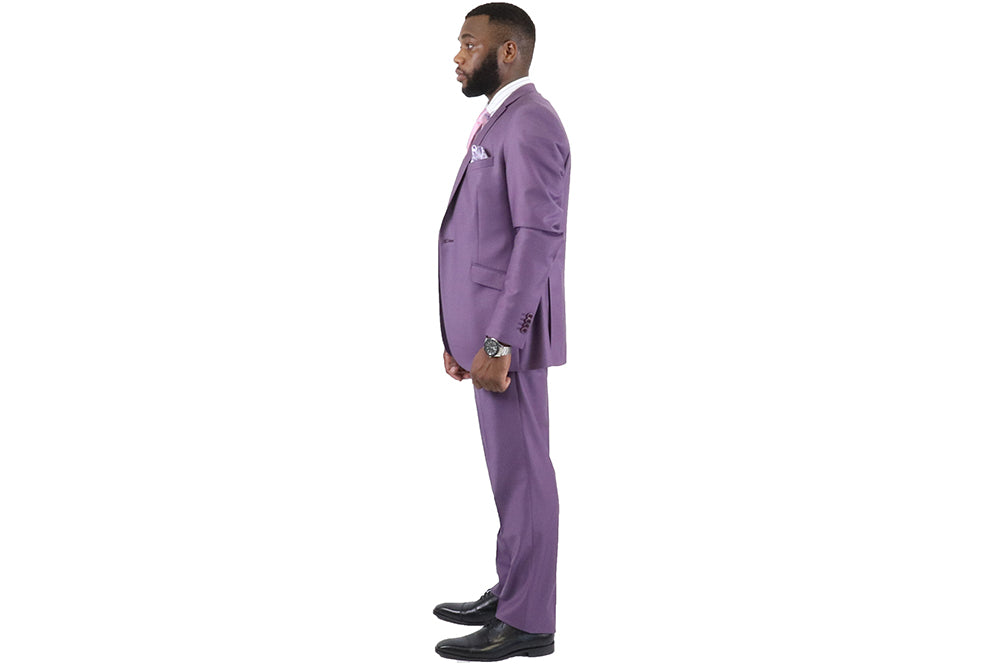 Bagozza Suit - Purple (100% Wool)