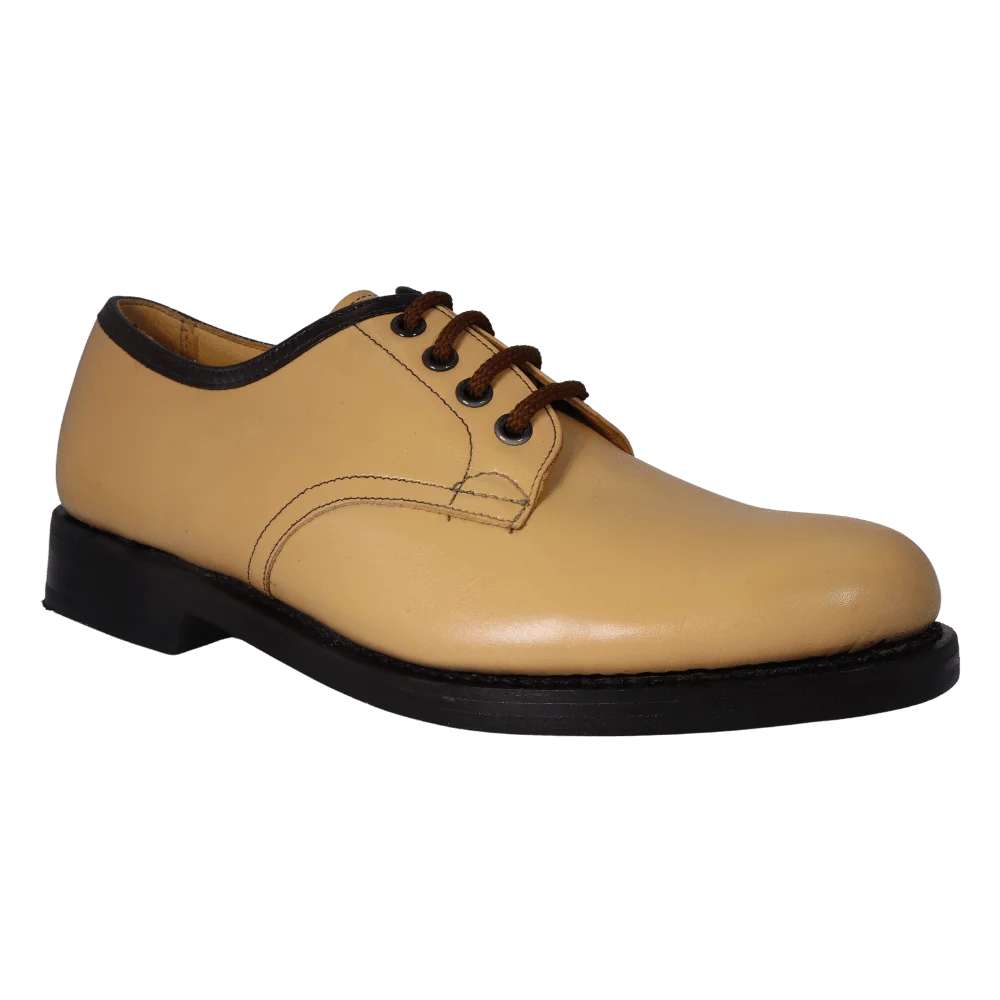Saxone - Wheat Lace-Up (Genuine Leather Upper and Sole)