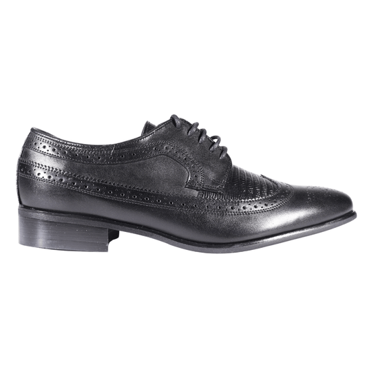 Men's John Drake Genuine Leather Upper Formal/Dress Lace-Up Shoe in Black in South Africa