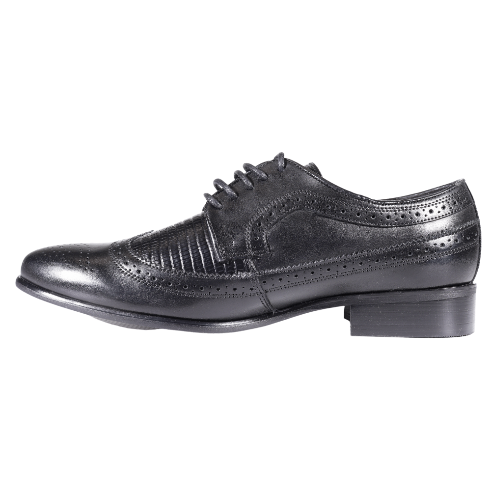 Men's John Drake Genuine Leather Upper Formal/Dress Lace-Up Shoe in Black in South Africa