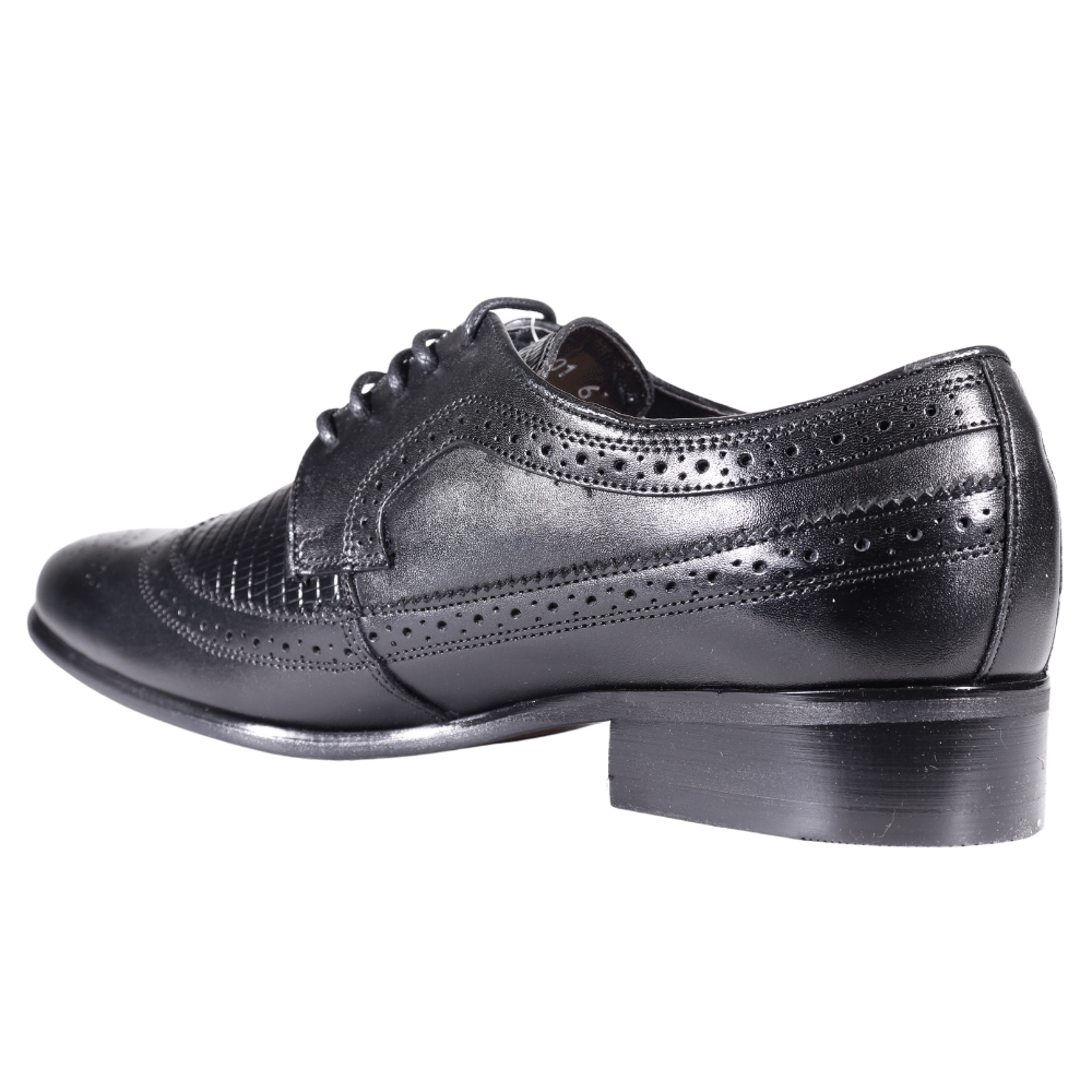 Men's John Drake Genuine Leather Upper Formal/Dress Lace-Up Shoe in Black in South Africa