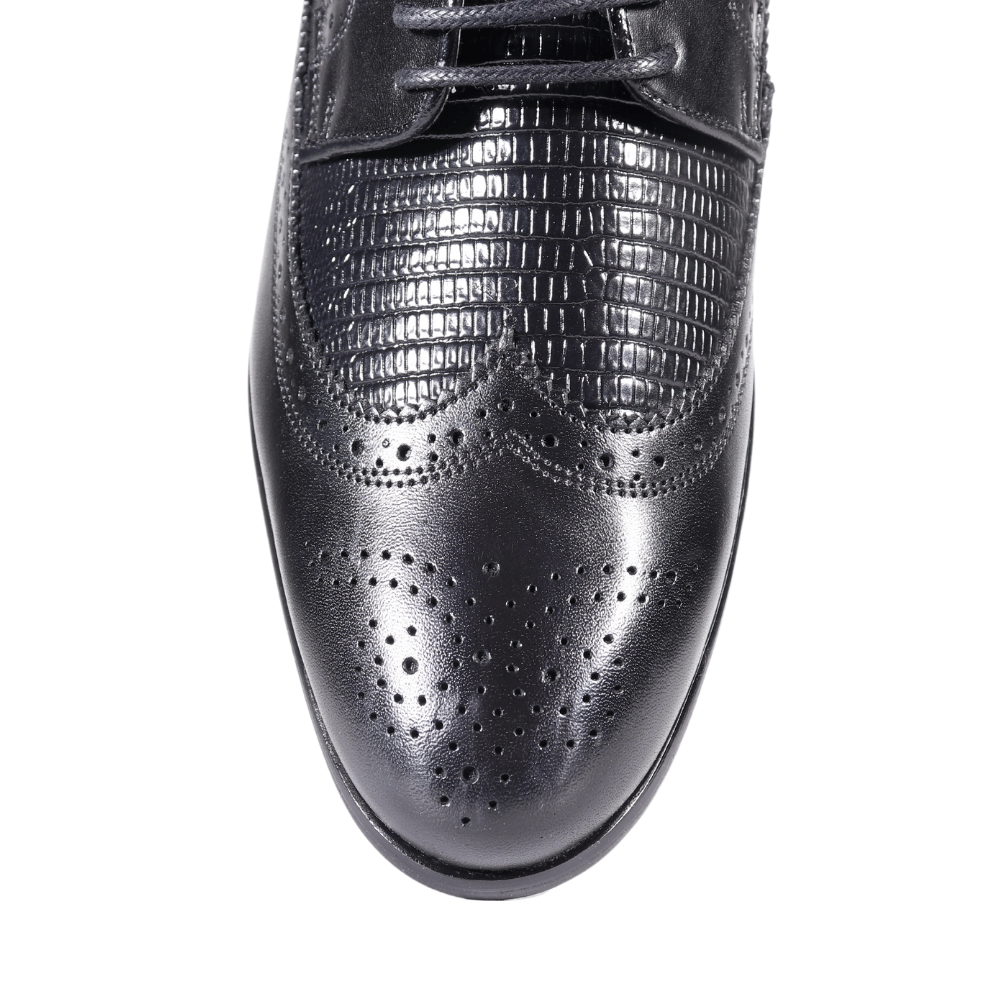 Men's John Drake Genuine Leather Upper Formal/Dress Lace-Up Shoe in Black in South Africa