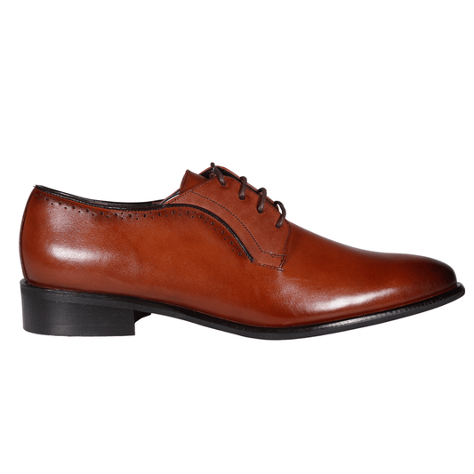 John Drake Brown Lace-Up Derby