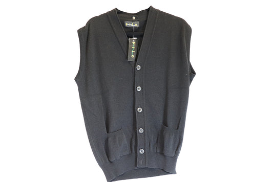 Filo Sleeveless Jersey - Black