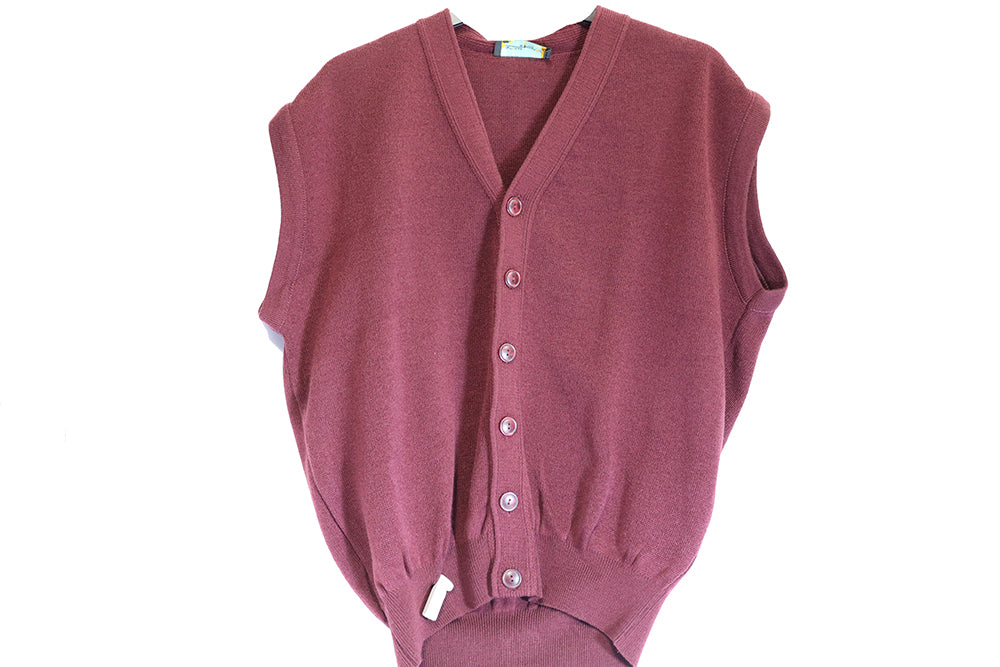 Filo Sleeveless Jersey - Burgundy