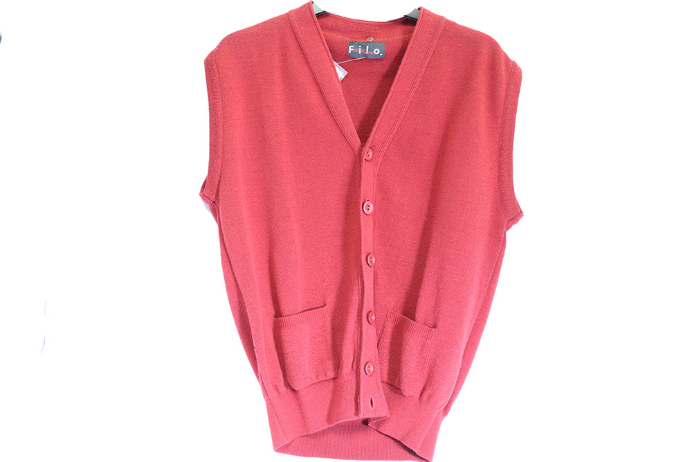 Filo Sleeveless Jersey - Chilli