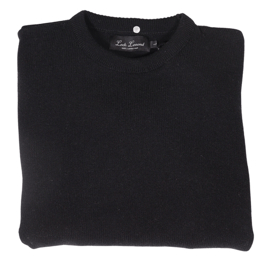 Loch Lomond Plain Jersey in Black