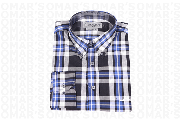 Oakman UK Long Sleeve Shirt - Blue