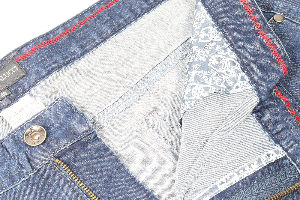 Men's Carlo Galucci Caso Denim Jeans - Indigo
