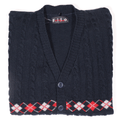 Filo Cardigan in Navy
