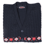 Filo Cardigan in Navy