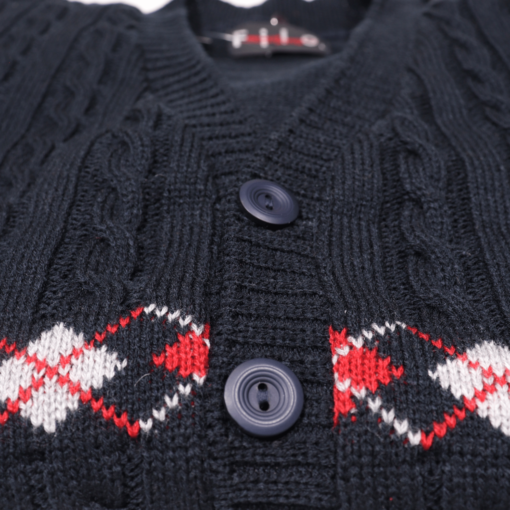 Filo Cardigan in Navy