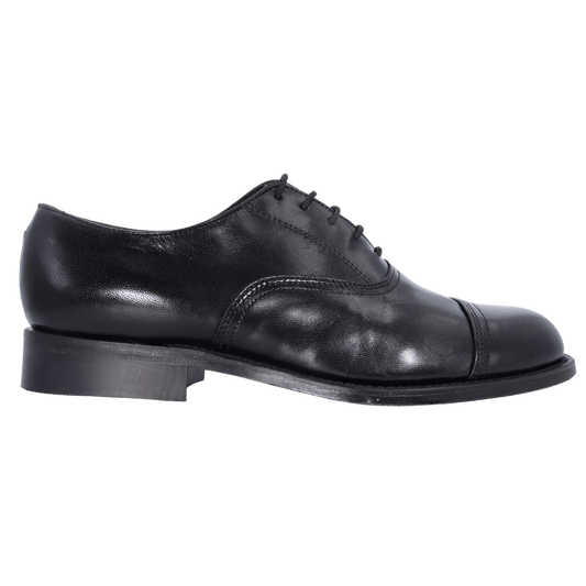 Barker Glace Kid (Toe Cap) Lace Up - Black