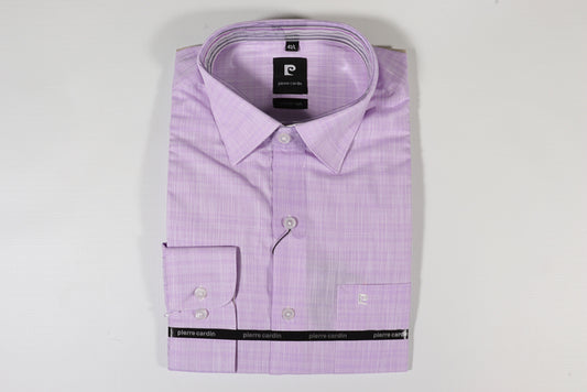 Men's Pierre Cardin Long Sleeve Shirt - Lilac