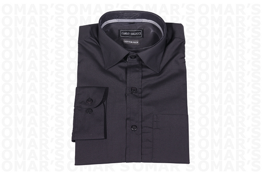Carlo Galucci Bayne Long Sleeve Shirt - Black