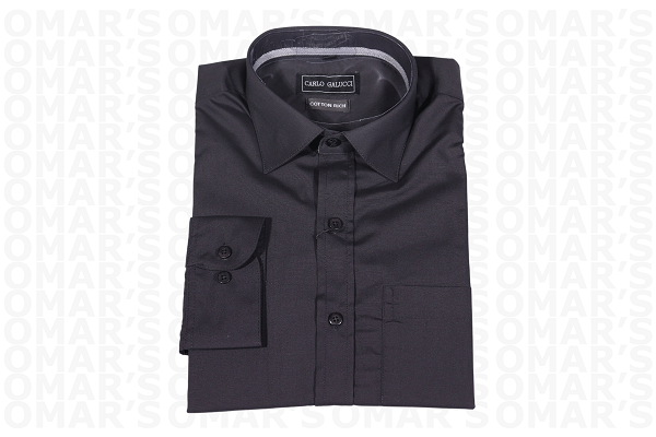 Carlo Galucci Bayne Long Sleeve Shirt - Black