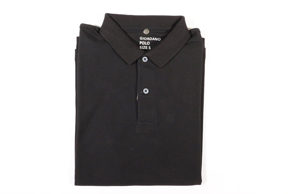 Giordano Solid Tipping Golfer - Black