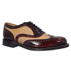Men's Medicus Mesh Lace-Up with Goodyear Welted Sole in Wine