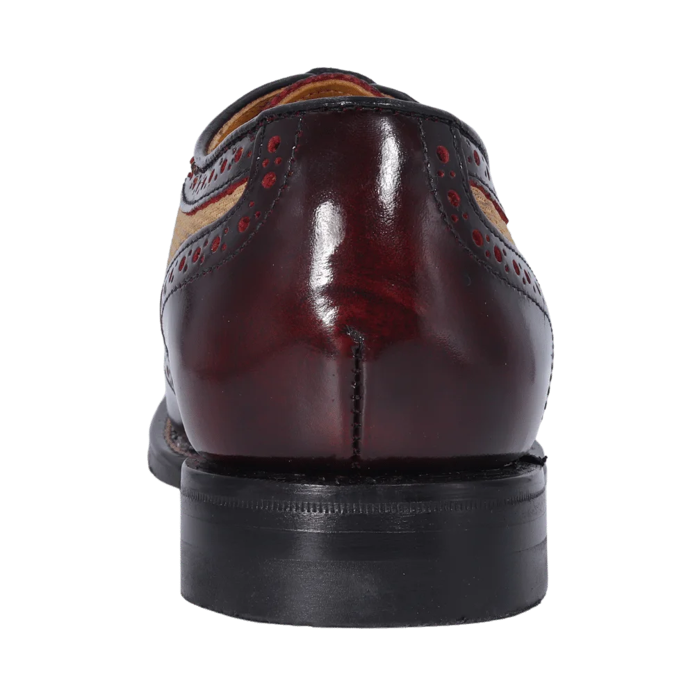 Men's Medicus Mesh Lace-Up with Goodyear Welted Sole in Wine