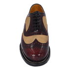 Men's Medicus Mesh Lace-Up with Goodyear Welted Sole in Wine