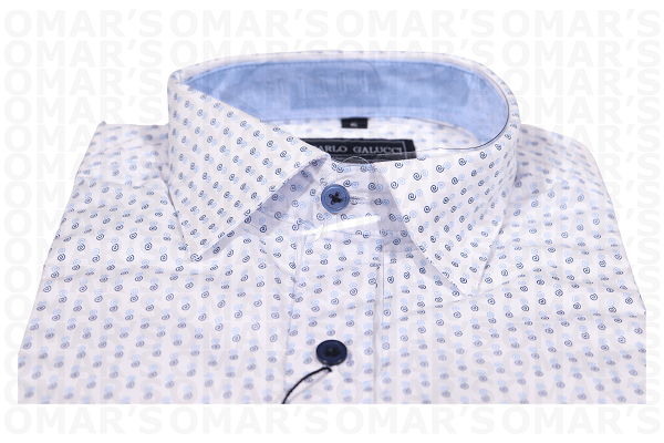 Carlo Galucci Long Sleeve Shirt - Blue
